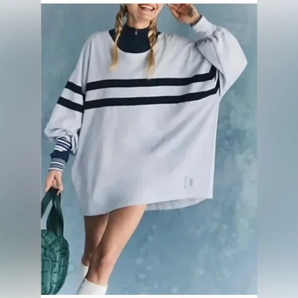 NWOT Fp Movement by Free People Post Up Layer Sweater Top. Large. - Picture 2 of 13